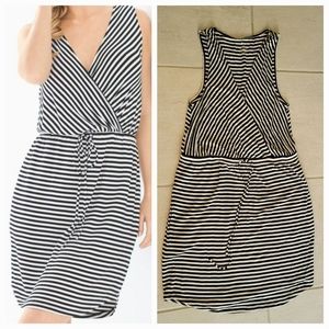 Soma Soft Sleeveless Striped Dress Large